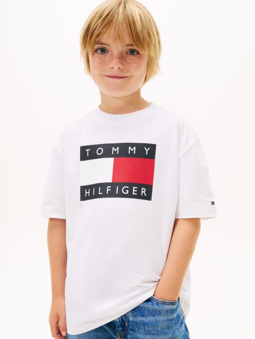 Heritage Flag Print Jersey T-Shirt