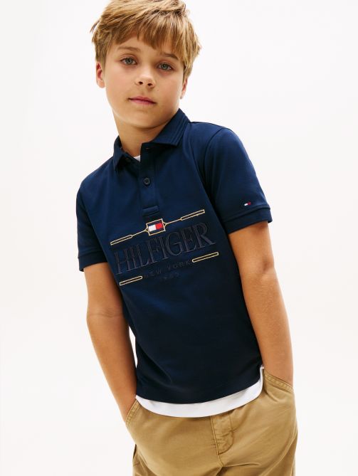 Tommy Icons Interloc Short Sleeve Polo T-Shirt