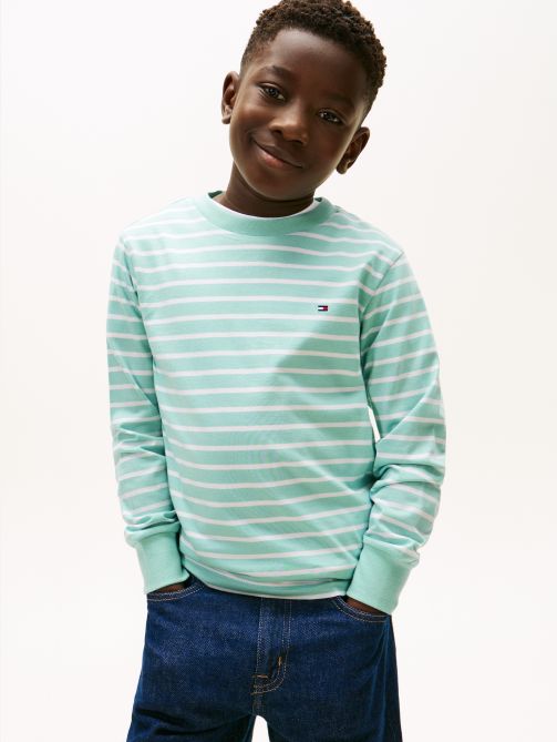 Stripe Jersey Long Sleeve T-Shirt