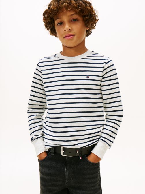 Stripe Jersey Long Sleeve T-Shirt