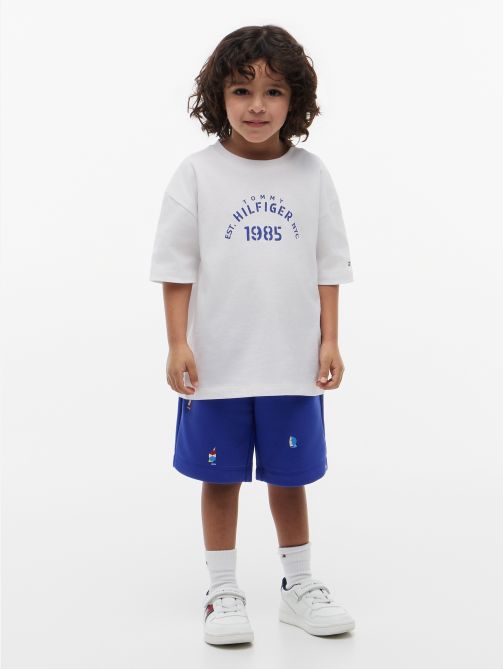 Terry T-Shirt and Shorts Outfit