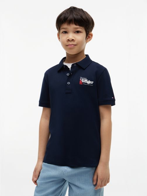 Regular Fit Graphic Embroidery Polo Shirt
