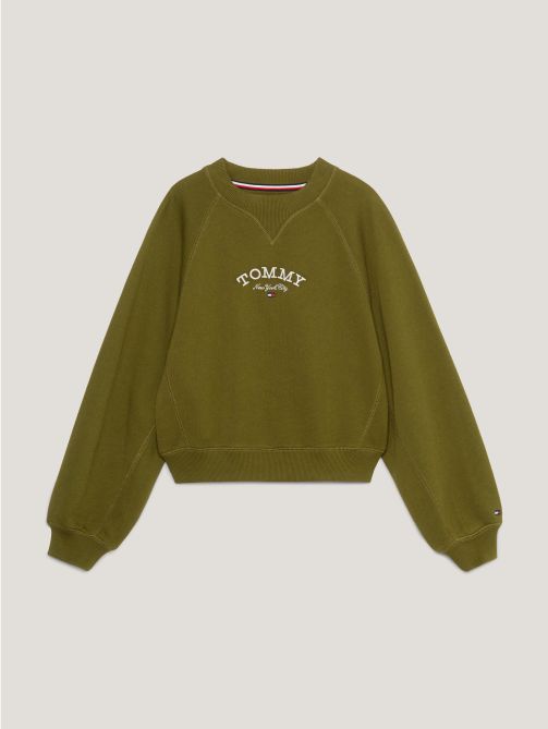 Logo Crew Neck Oversized Sweatshirt
