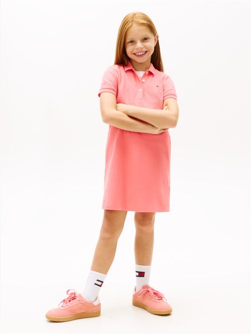 Essential Pique Short Sleeve Polo Dress
