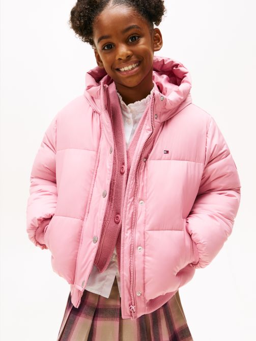 Relaxed Hooded Puffer Jacket