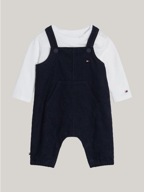 Corduroy Dungarees Set