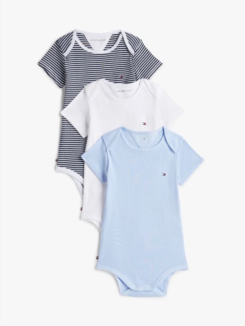 مجموعة هدايا من 3 بودي سوت بنقشة مضلّعة