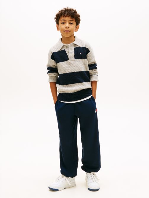 بنطلون رياضي برباط وأساور أسفل الساق مزين بعلم Heritage