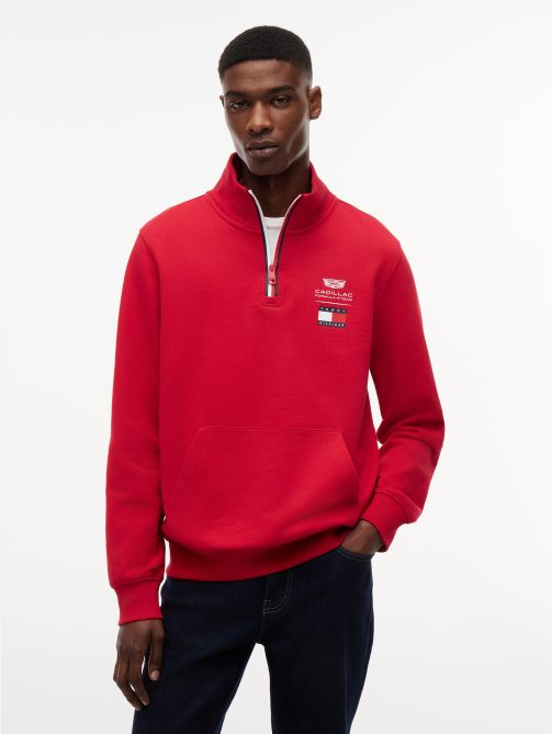 TH x Cadillac Formula 1® Team Back Graphic Half-Zip Sweatshirt
