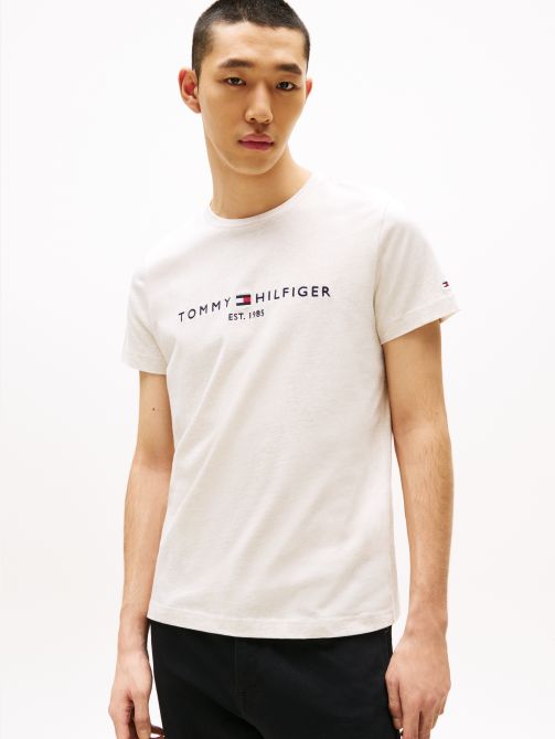 Logo Embroidery Jersey Slim T-Shirt