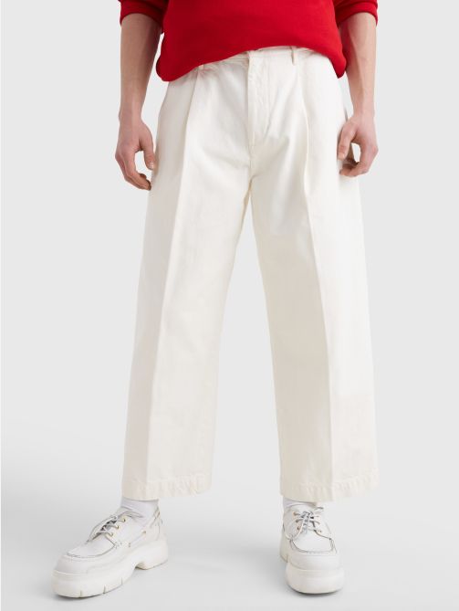 Regular White Chino Jeans