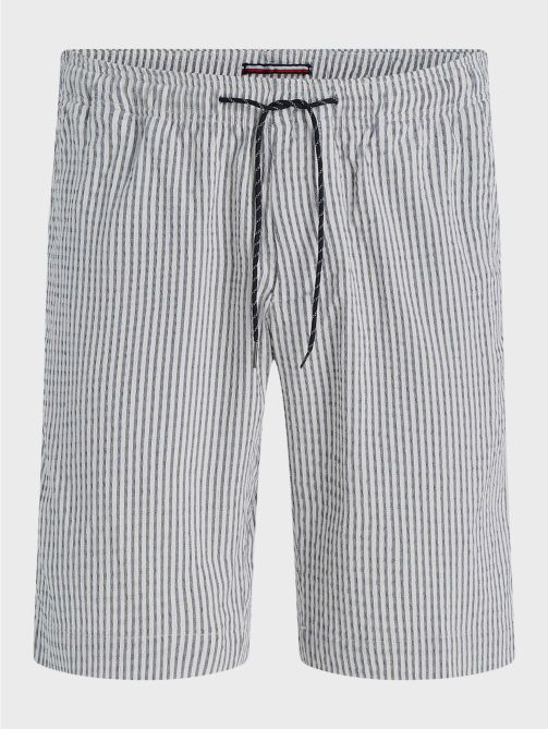 Harlem Seersucker Relaxed Stripe Shorts