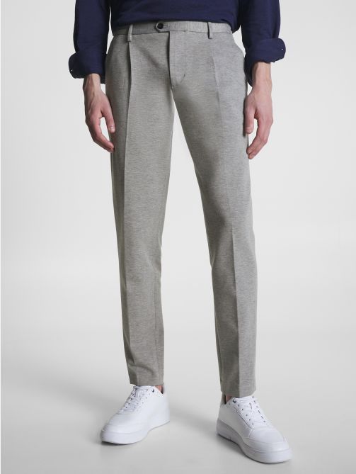 Hampton Luxe Tapered Punto Milano Trousers | Tommy Hilfiger | Stretchhosen