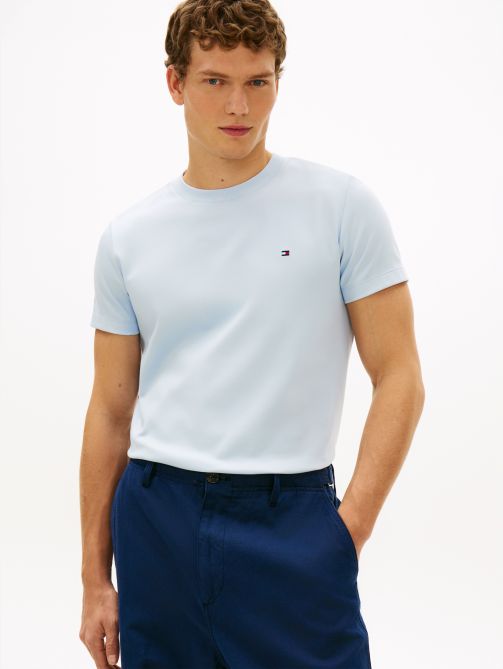 Slim Interlock Knit T-Shirt