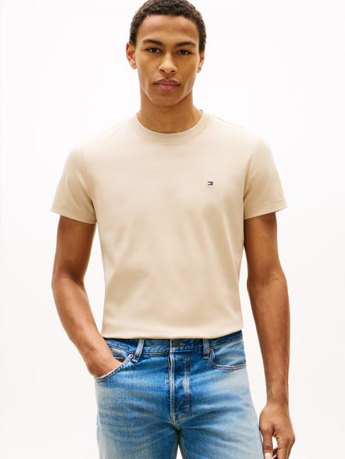 Slim Interlock Knit T-Shirt