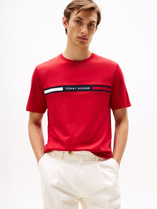 Logo Embroidery Insert Jersey T-Shirt