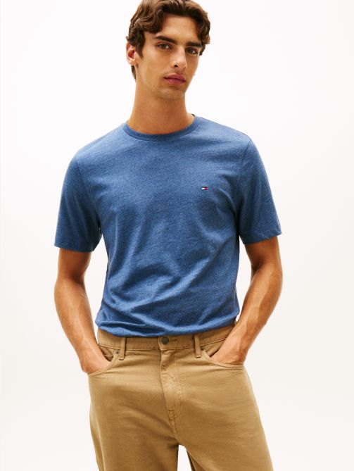 Crew Neck Heathered T-Shirt