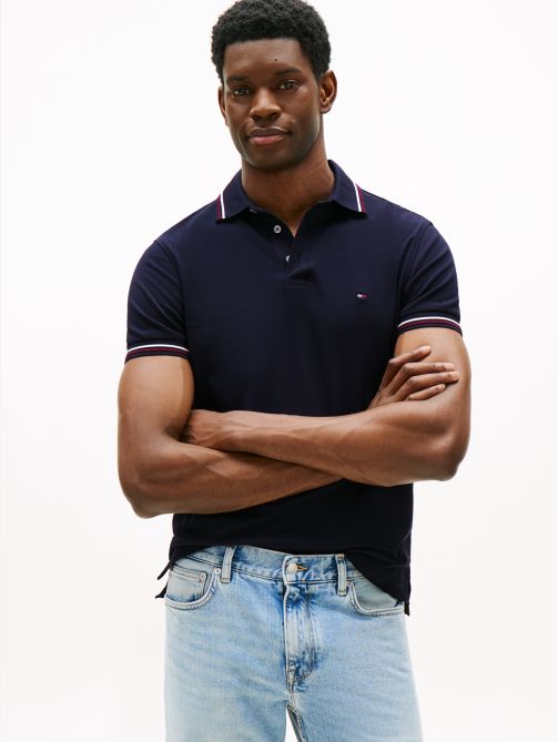 Slim Tipped Polo Shirt