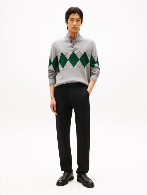 بنطلون تشينو دينتون من قماش التويل بساق مستقيمة