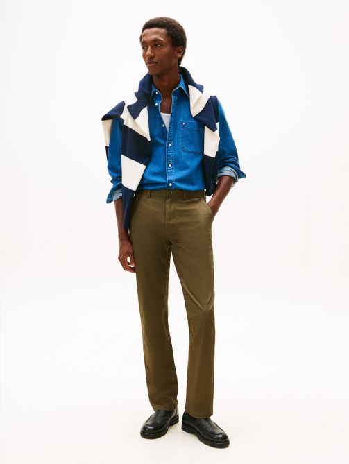 Denton Twill Straight Leg Chinos