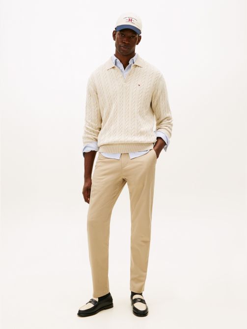 بنطلون تشينو من قماش التويل من مجموعة هارلم