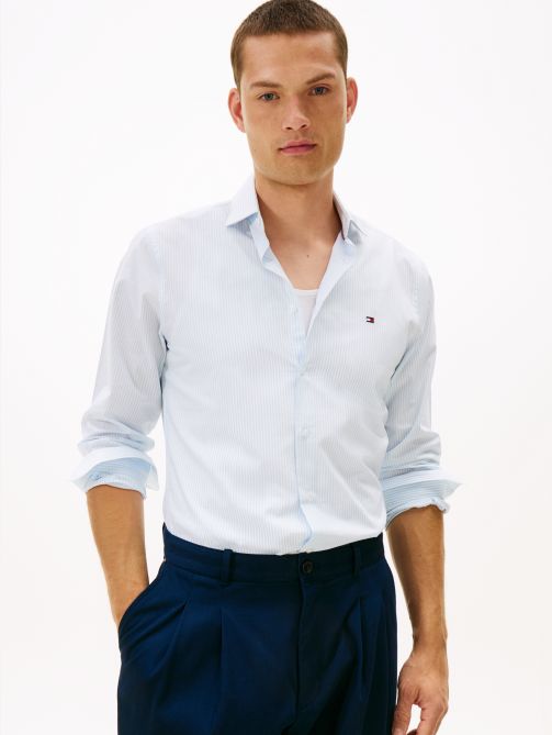 Poplin Bengal Stripe Long Sleeve Shirt