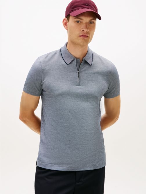 Performance Smart Casual Regular Jacquard Polo T-Shirt