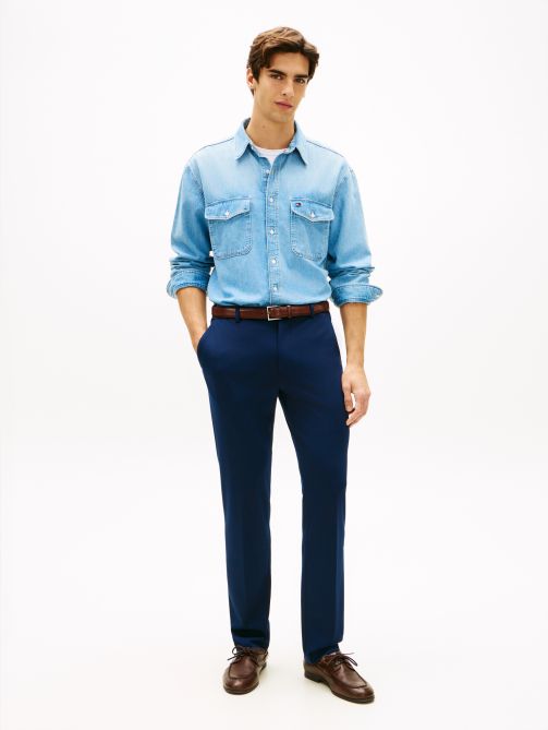 Smart Casual Straight Leg Trousers