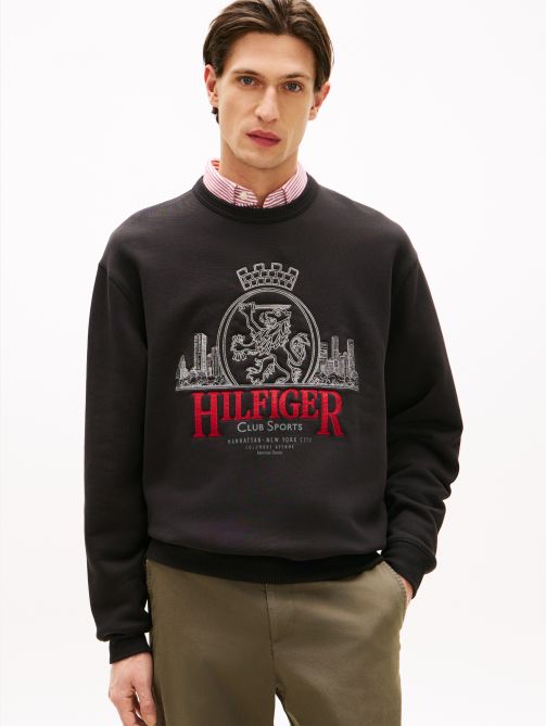 Heritage Crest Embroidery Relaxed Sweatshirt