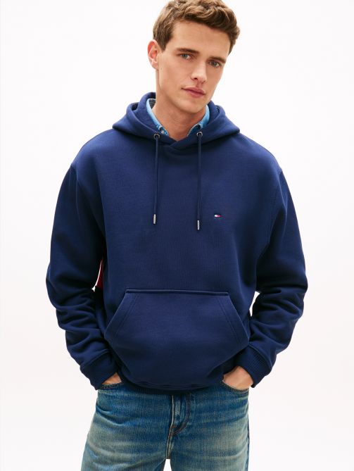Relaxed Back Flag Terry Hoody