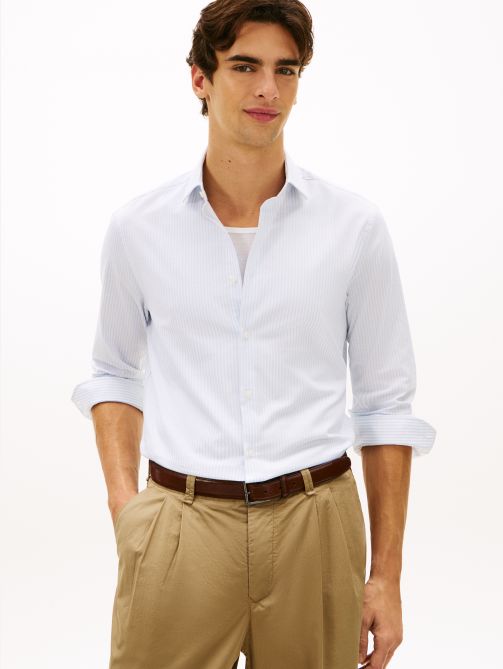 Smart Casual TH Flex Slim Fit Stripe Shirt