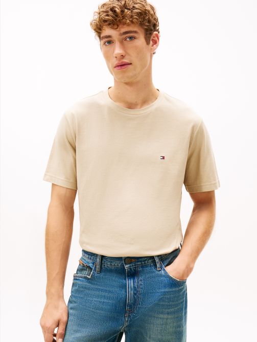 تيشيرت قطني بأكمام قصيرة