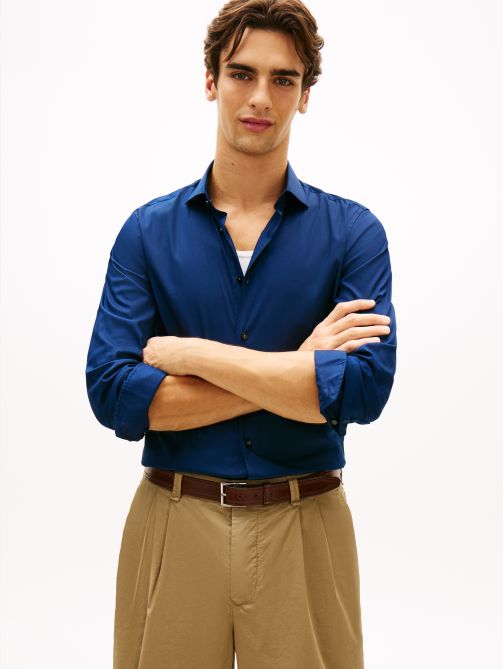 قميص كاجوال أنيق بقصة ضيقة