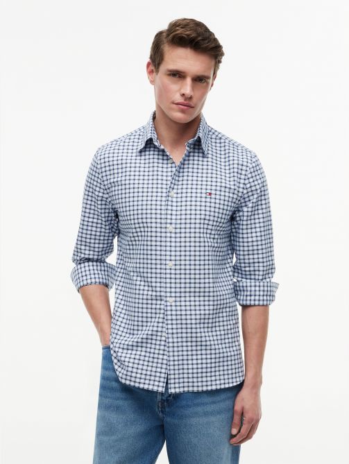 Regular Fit Check Button-Down Oxford Shirt