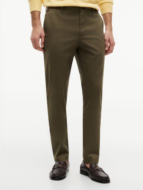 Bleecker Slim Printed Structured Chinos