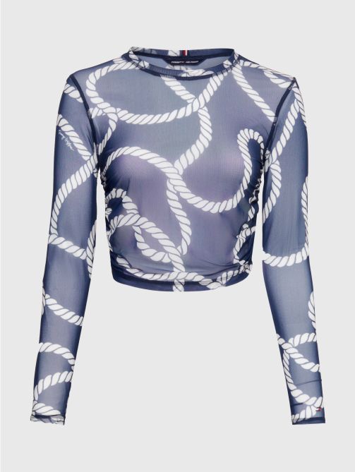 Sport Long Sleeve Mesh Top