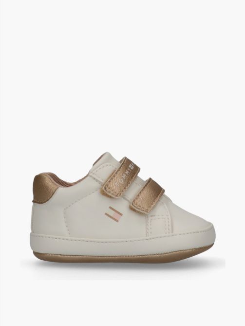 Baby Sneakers with Color Block Details and Velcro