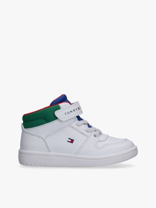 Boys’ Skyler High-Top Sneakers with Logo