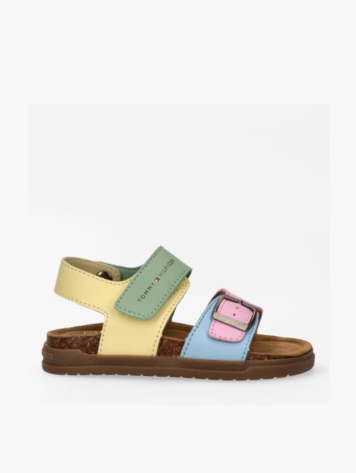 Girls Multicolor Sandals Francis with Velcro and Buckle