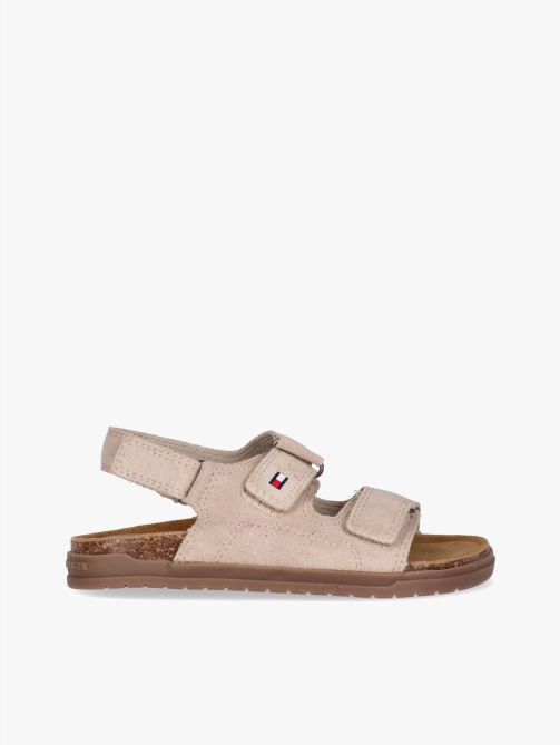 Boys’ Suede Sandals with Adjustable Back Strap