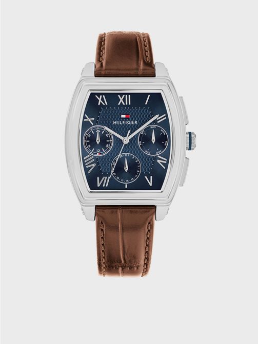Oxford Leather Strap Chronograph Watch