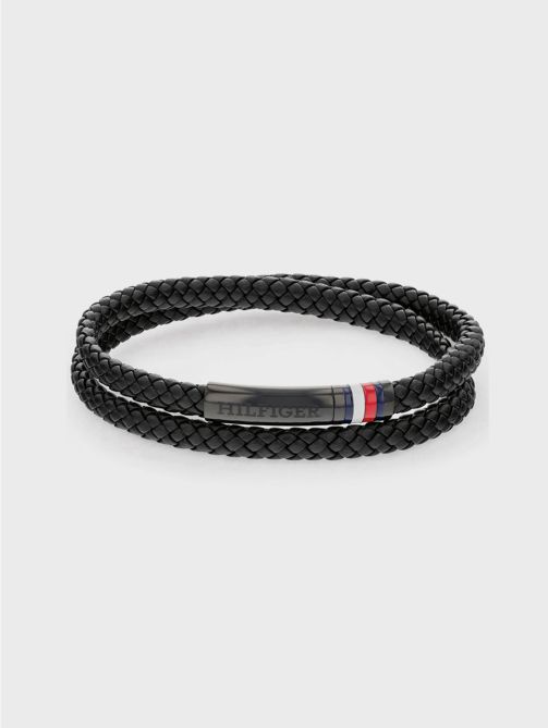 Braided Layered Leather Bracelet