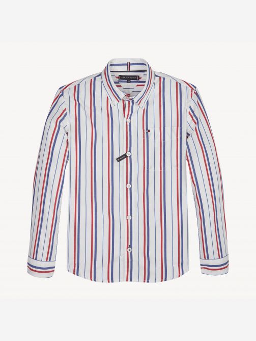 قميص قطني مخطط