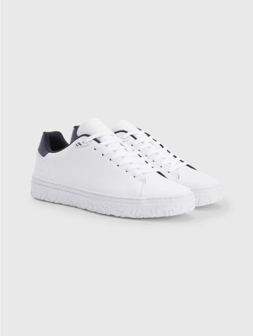 TH Modern Monogram Mixed Panel Trainers | Tommy Hilfiger
