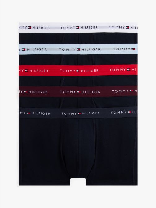 5-Pack Signature Repeat Logo Waistband Trunks