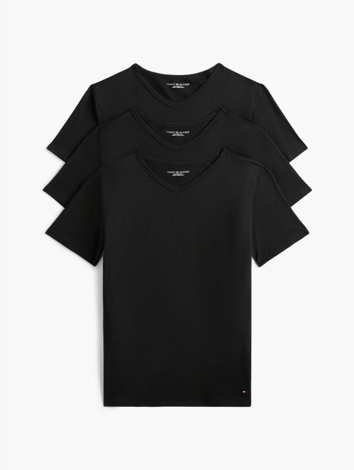 3 Pack V-Neck Cotton T-Shirts