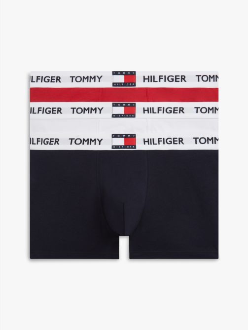 3-Pack Heritage Logo Waistband Trunks