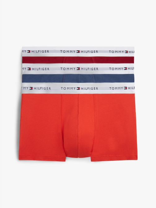 3-Pack Signature Repeat Logo Waistband Trunks