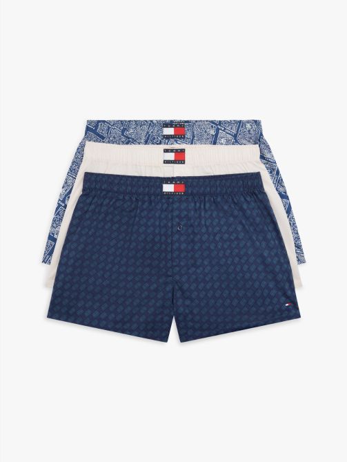 3-Pack Heritage Logo Poplin Boxer Shorts