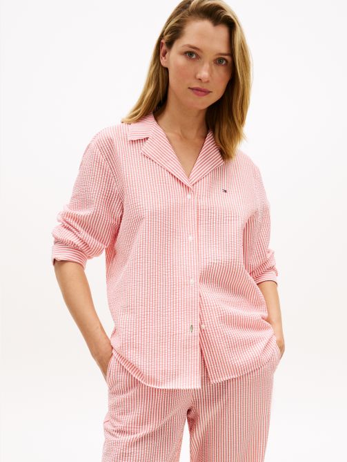 Essential Seersucker Pyjama Shirt